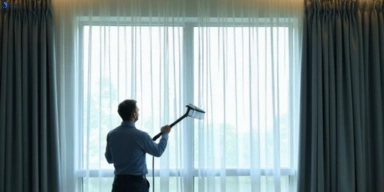 Commercial curtain stain removal service miami hotels offices restaurants