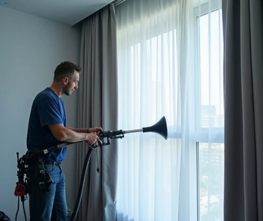 Professional curtain stain removal process equipment Matty Curtain Cleaning miami